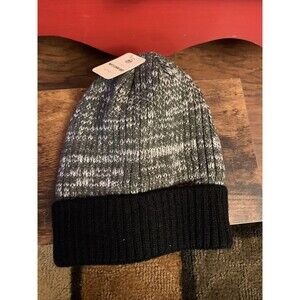 NWT Stocking Caps Men’s Fur Lined Winter Hat Snow Cold Gray Giftable Beanie Tuke